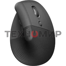 Мышь беспроводная Logitech Lift графитовый, 4000 dpi, радиоканал, Bluetooth, USB, кнопки - 6