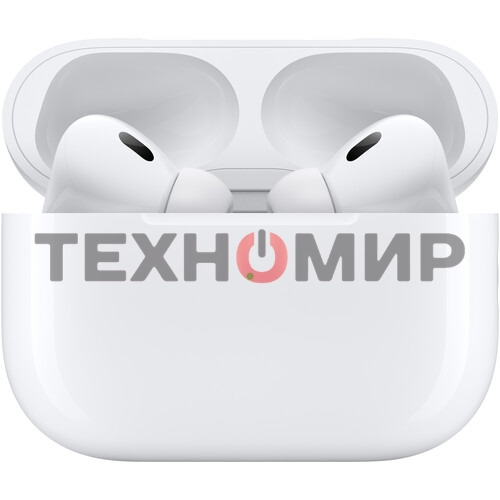 Наушники TWS Apple AirPods Pro 2 белый, вкладыши, Bluetooth, активное шумоподавление