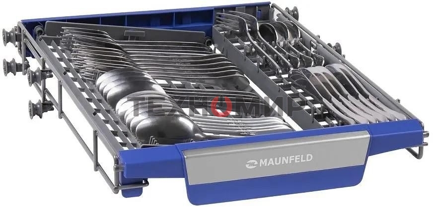 Встраиваемая посудомоечная машина Maunfeld MLP-08IMR, белый/черный, 44.5 см, 10 компл., 47 дБ, класс A++