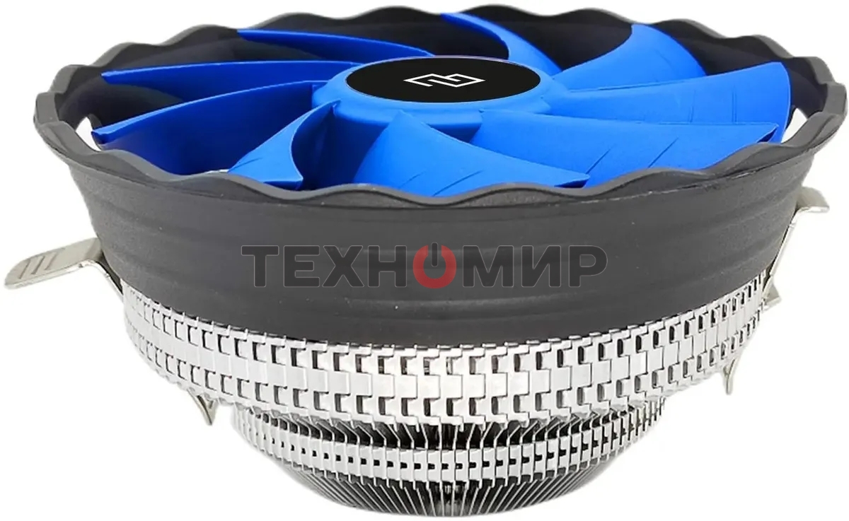 Кулер Digma D-CPC95-PWM2 синий/черный 120мм алюминий 1500rpm 29db 4-pin 95W 66мм