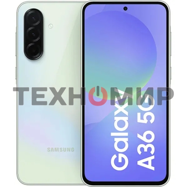 Смартфон Samsung Galaxy A36 SM-A366B, 8/256Gb, лайм