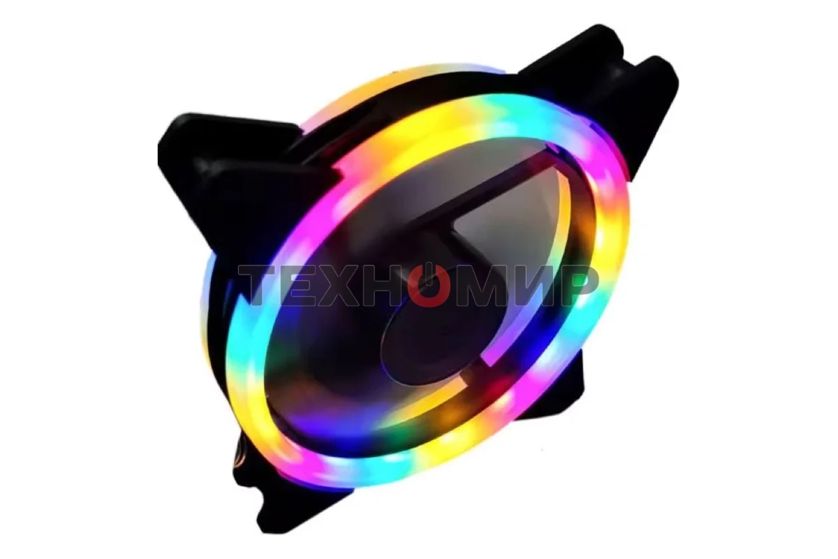 Вентилятор для корпуса Gembird черный, 120 мм, 1200 об/мин, 20.5 дБ, 3 pin