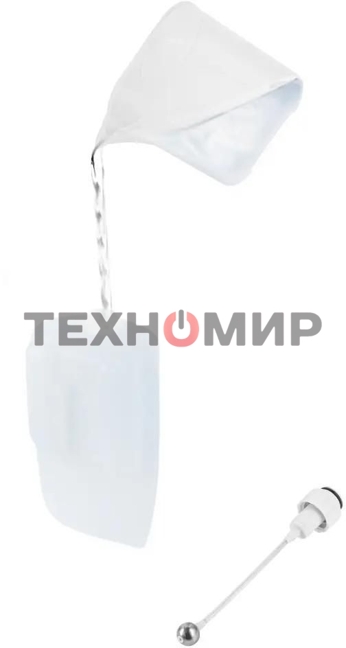 Швабра паровая Kitfort КТ-1097 1250Вт белый/желтый