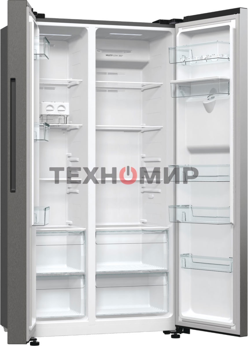 Холодильник Gorenje NRR9185EAXLWD двухкамерный серебристый мат. инвертер