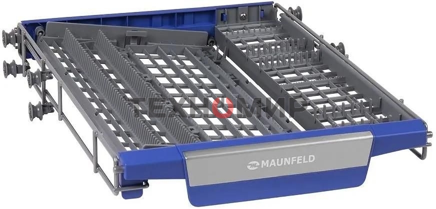 Встраиваемая посудомоечная машина Maunfeld MLP-08IMR, белый/черный, 44.5 см, 10 компл., 47 дБ, класс A++