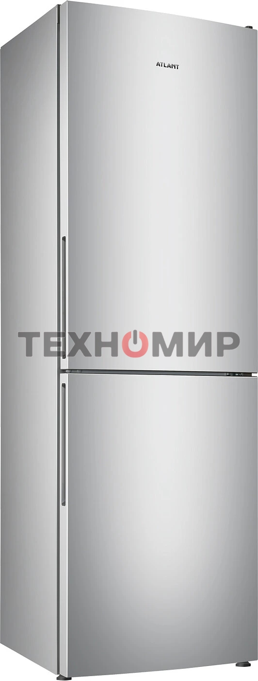 Холодильник Atlant XM-4621-181 серебристый двухкамерный 205/119л морозилка снизу