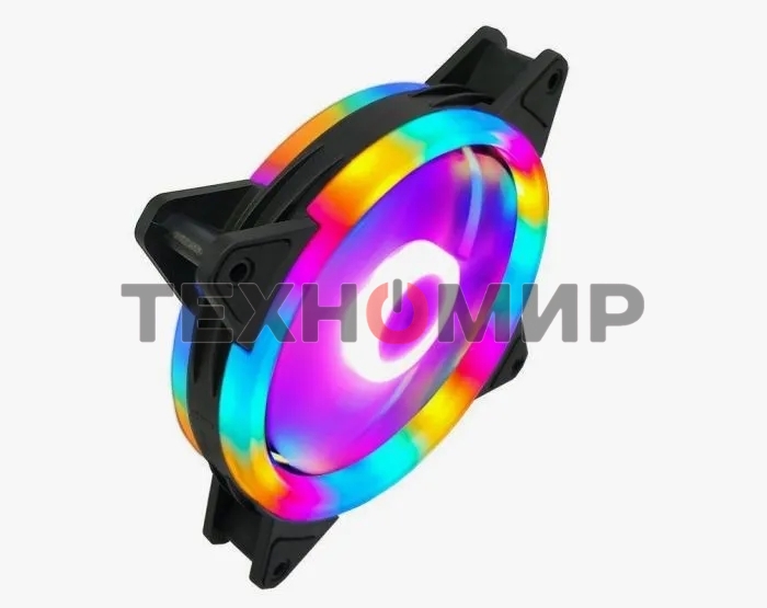 Вентилятор для корпуса Gembird черный, 120 мм, 1200 об/мин, 20.5 дБ, 3 pin