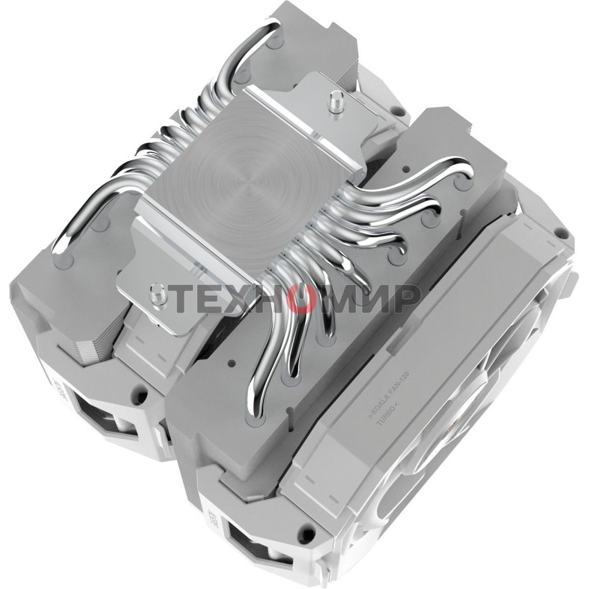 Кулер для процессора Alseye W700-W(USA) белый, 120 мм, алюминий/медь, 2200 об/мин, 35.3 дБ, 4 pin, 230 Вт, 159 мм