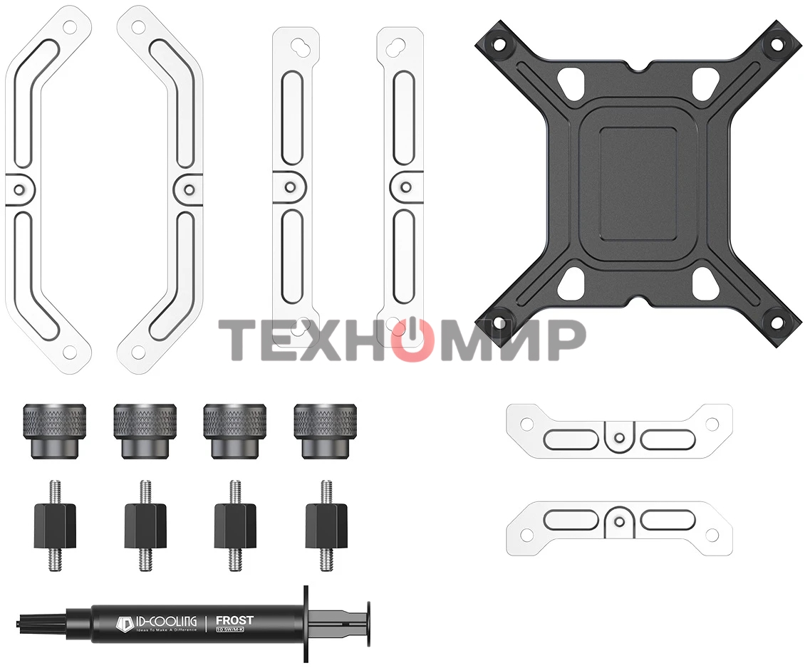 Система жидкостного охлаждения ID-Cooling FX360 Inf ARGb белый 120мм алюминий+медь 2000rpm 27.2db 4-pin 350W