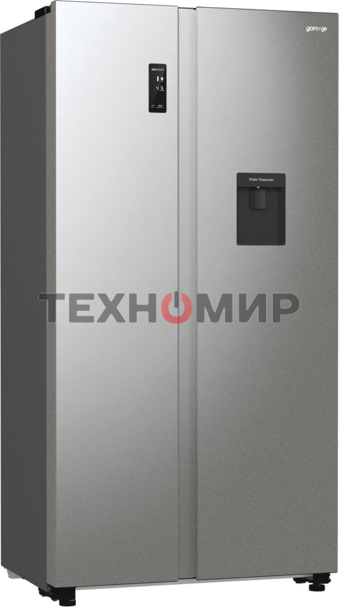 Холодильник Gorenje NRR9185EAXLWD двухкамерный серебристый мат. инвертер