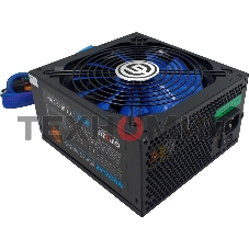 Блок питания Ginzzu MC600, 600Вт, 80 PLUS Bronze, 140мм, модульный, черный