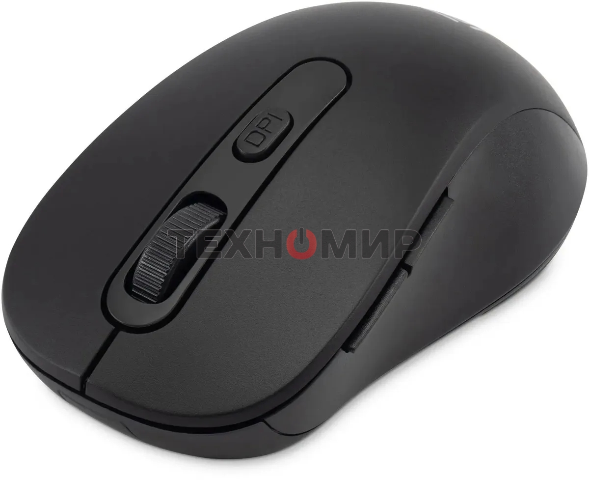 Мышь беспроводная Oklick 677MW черный, 1600 dpi, радиоканал, USB, кнопки - 6