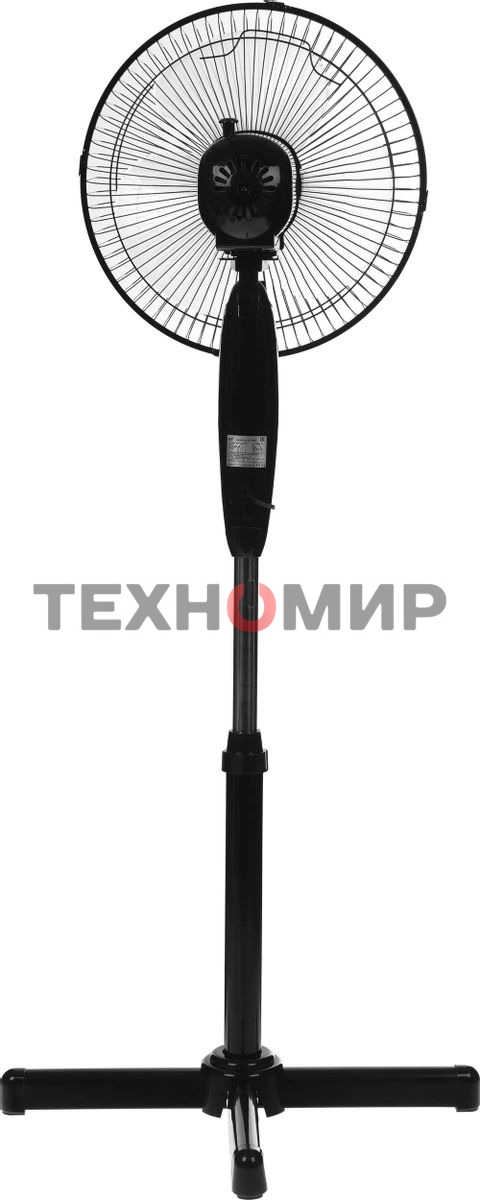 Вентилятор бытовой напольный Rix RSF-3000B, черный