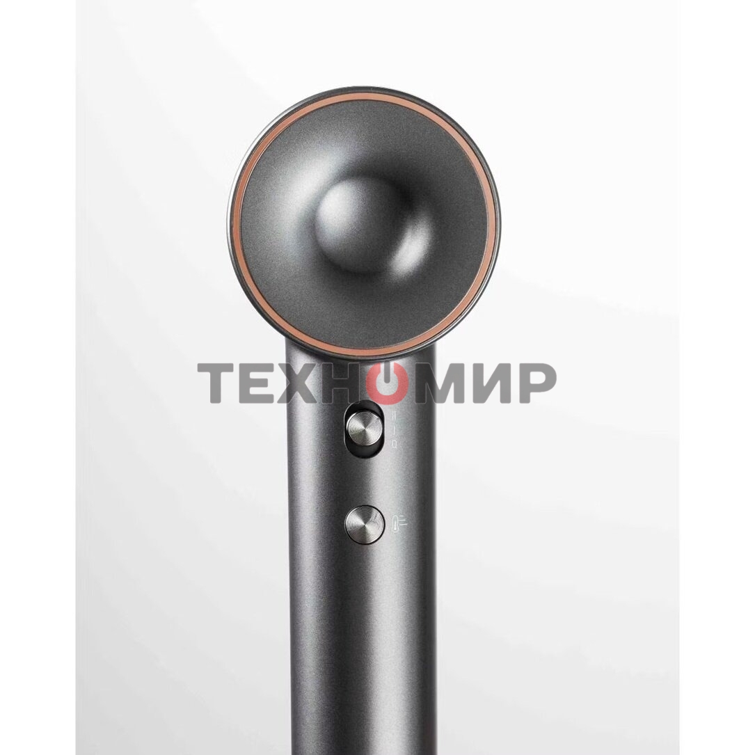 Фен Haier HHD-603 графитовый, 1600 Вт, компактный, ионизация