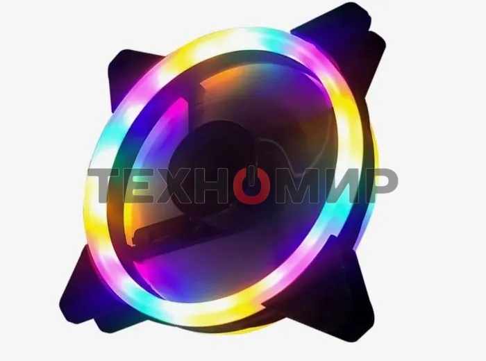 Вентилятор для корпуса Gembird черный, 120 мм, 1200 об/мин, 20.5 дБ, 3 pin