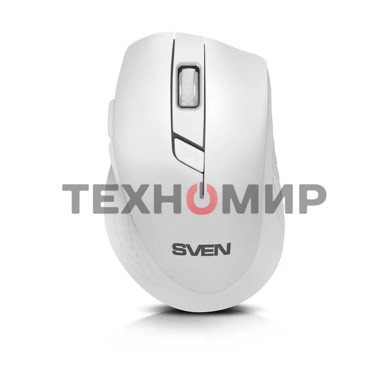 Мышь беспроводная SVEN RX-425W белый, 1600 dpi, радиоканал, USB, кнопки - 6
