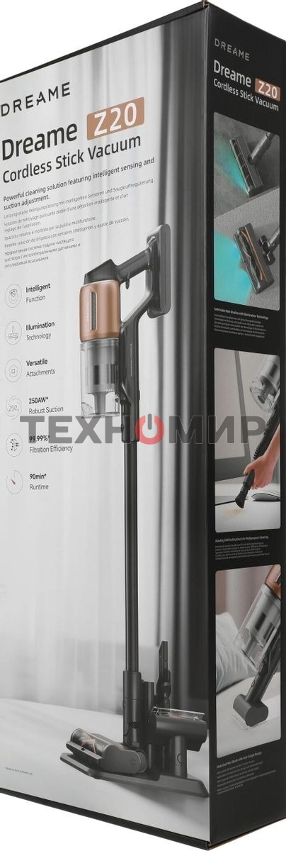 Вертикальный пылесос DREAME Z-Series Z20, 250Вт, черный