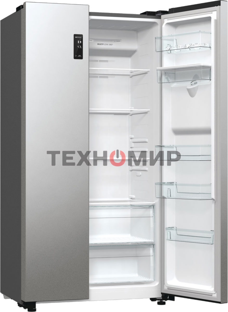 Холодильник Gorenje NRR9185EAXLWD двухкамерный серебристый мат. инвертер