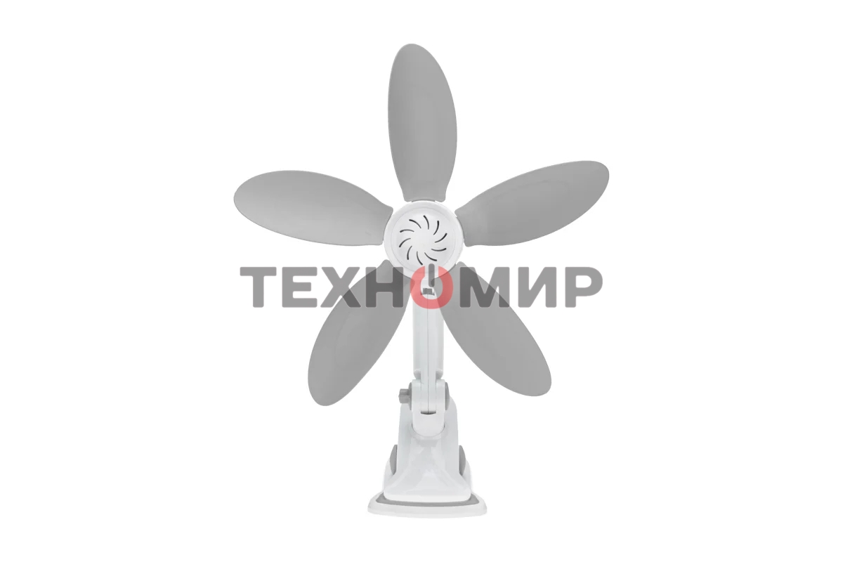 Вентилятор настольный DUX DX-07 7 Вт, белый/серый