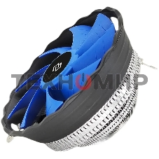 Кулер Digma D-CPC95-PWM2 синий/черный 120мм алюминий 1500rpm 29db 4-pin 95W 66мм