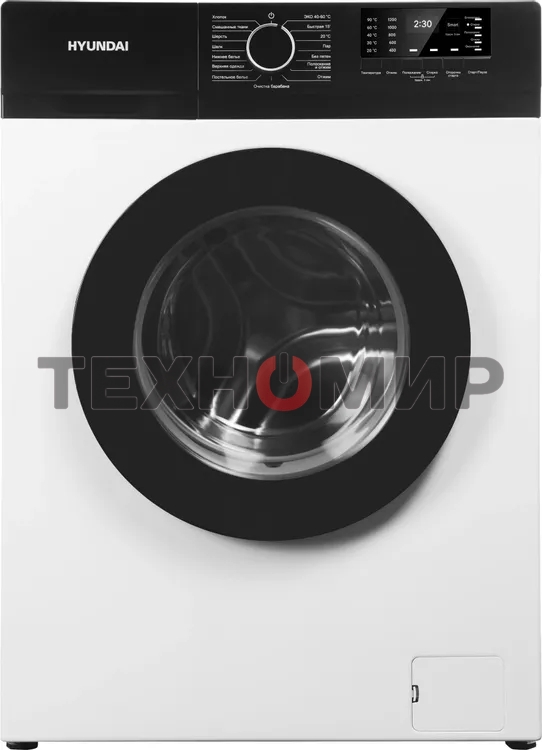 Стиральная машина Hyundai WME6009 белый, загр. фронтальная макс.: 6 кг 1000 об/мин класс: А++