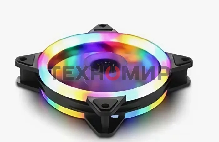 Вентилятор для корпуса Gembird черный, 120 мм, 1200 об/мин, 20.5 дБ, 3 pin