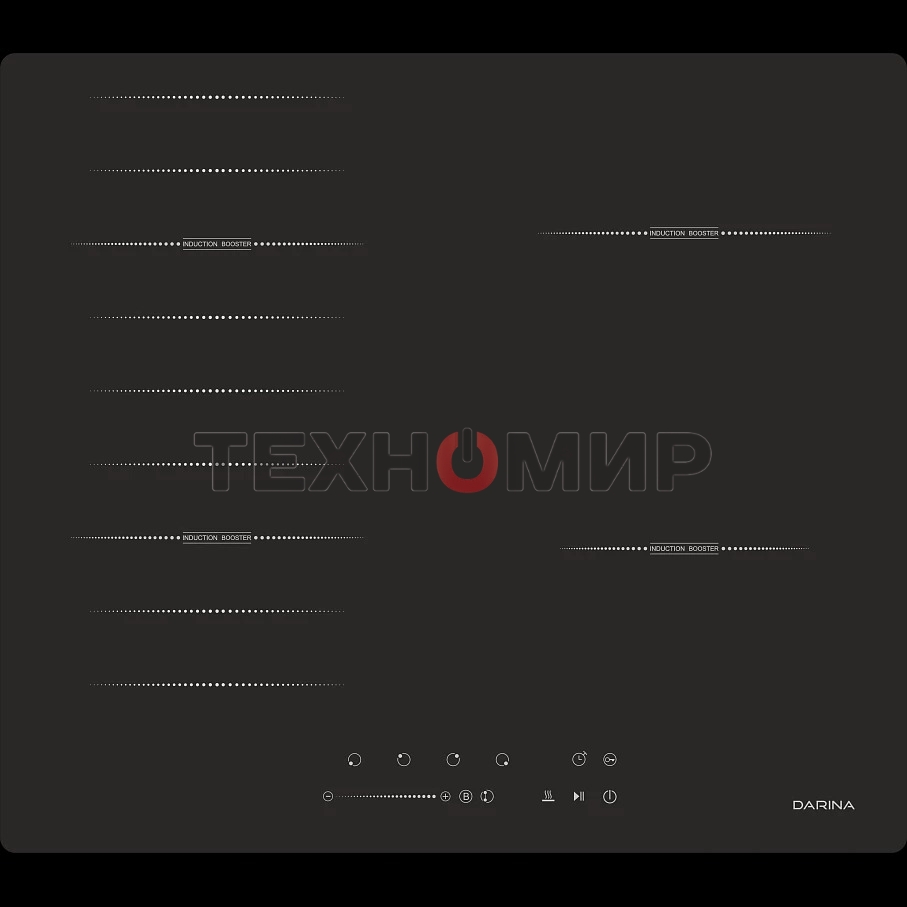 Индукционная варочная панель Darina 6Р9 ЕI 304 B, черный