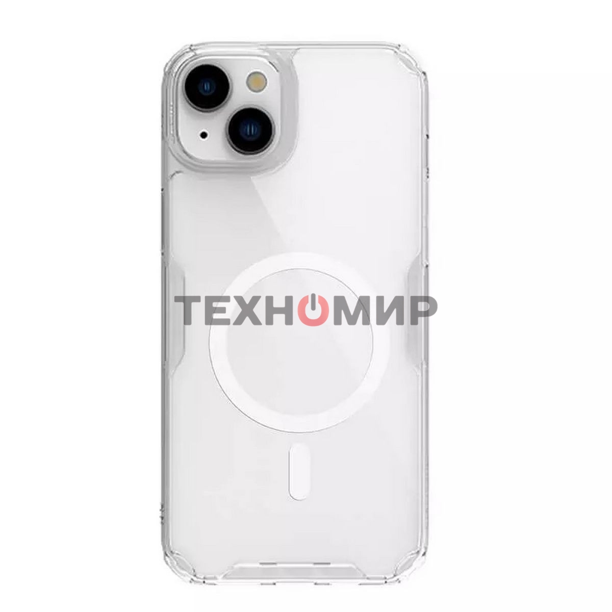 Чехол Nature TPU Pro Magnetic Case, белый, (AP IP15 Plus)
