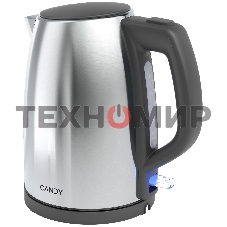 Чайник электрический Candy CK-203 1.7л. 2200Вт графит корпус: нерж.сталь