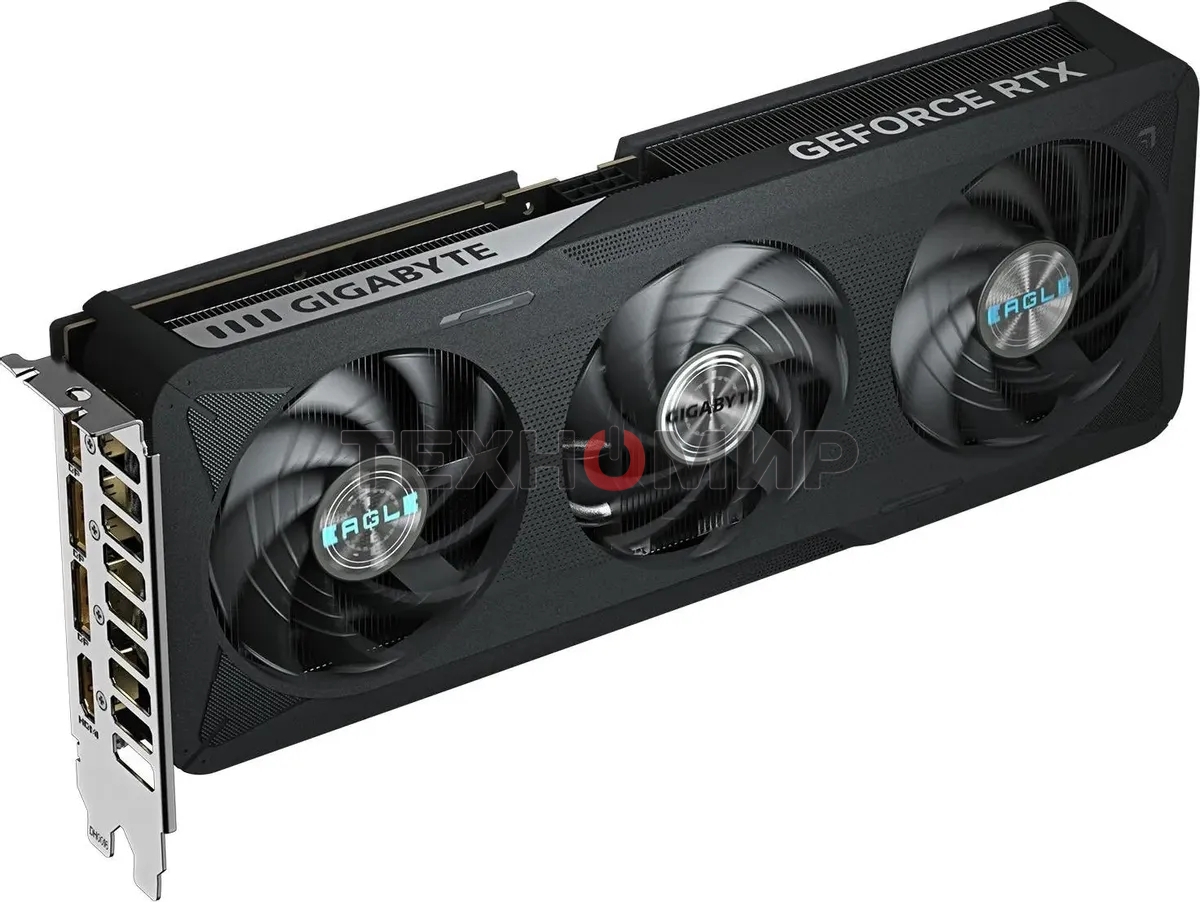 Видеокарта Gigabyte GeForce RTX 5060 Ti Eagle Max OC, NVIDIA RTX 5060 Ti, 8 ГБ GDDR7, 128 бит, PCI-e 5.0, 1xHDMI, 3xDP, 2617 МГц