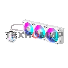 Система жидкостного охлаждения Gigabyte AORUS WATERFORCE X II 360I белый, 3 x 120мм ARGb Fan, sTR5, RTL (9JAWTX2360I-00-10)