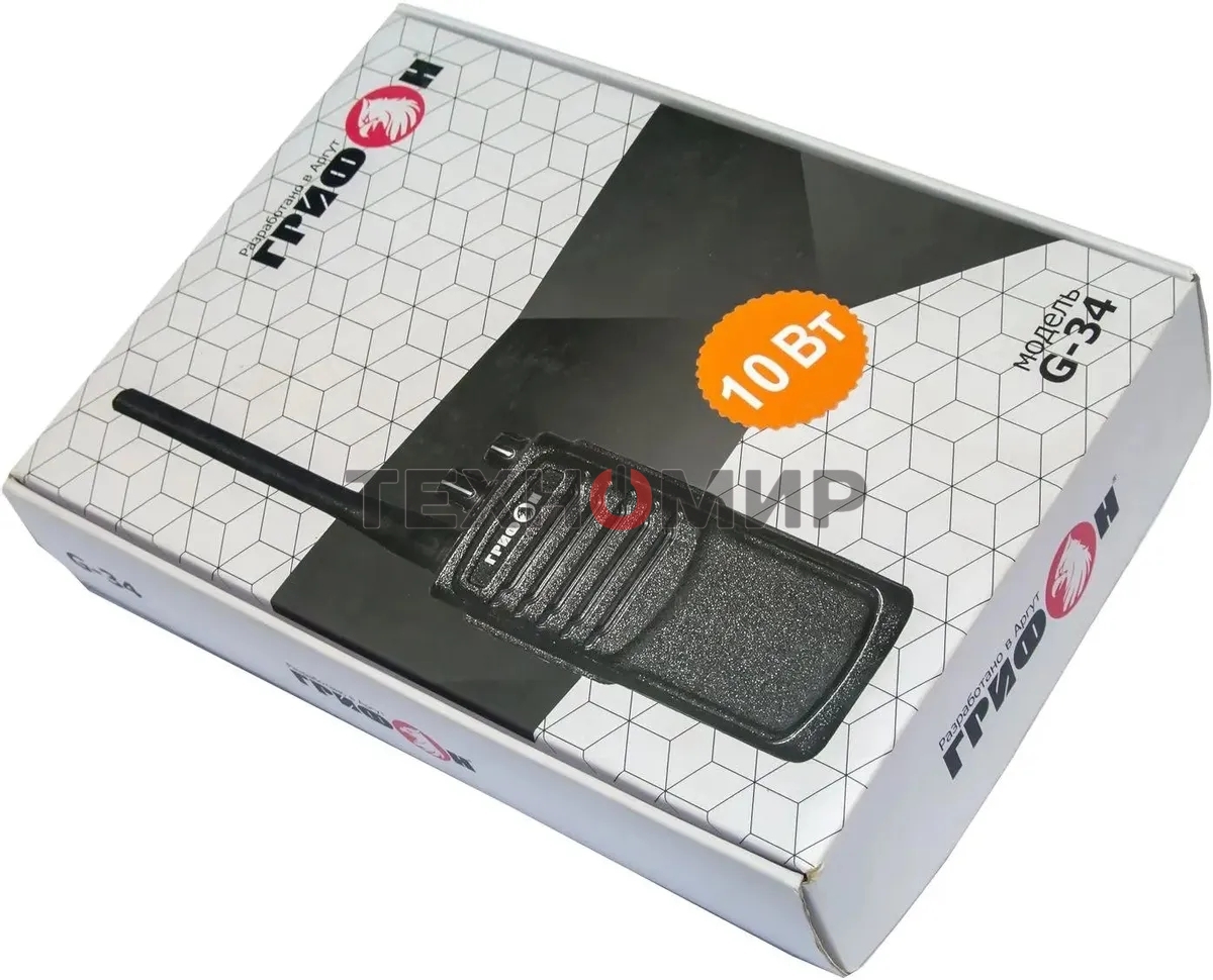 Рация Грифон G-34 16кан. до 15.20км компл.:1шт аккум. черный (FN61003)