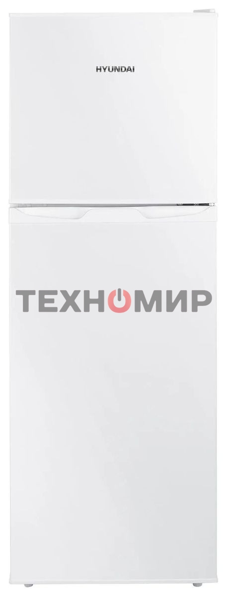 Холодильник Hyundai CT1551WT белый двухкамерный 98/33л морозилка сверху