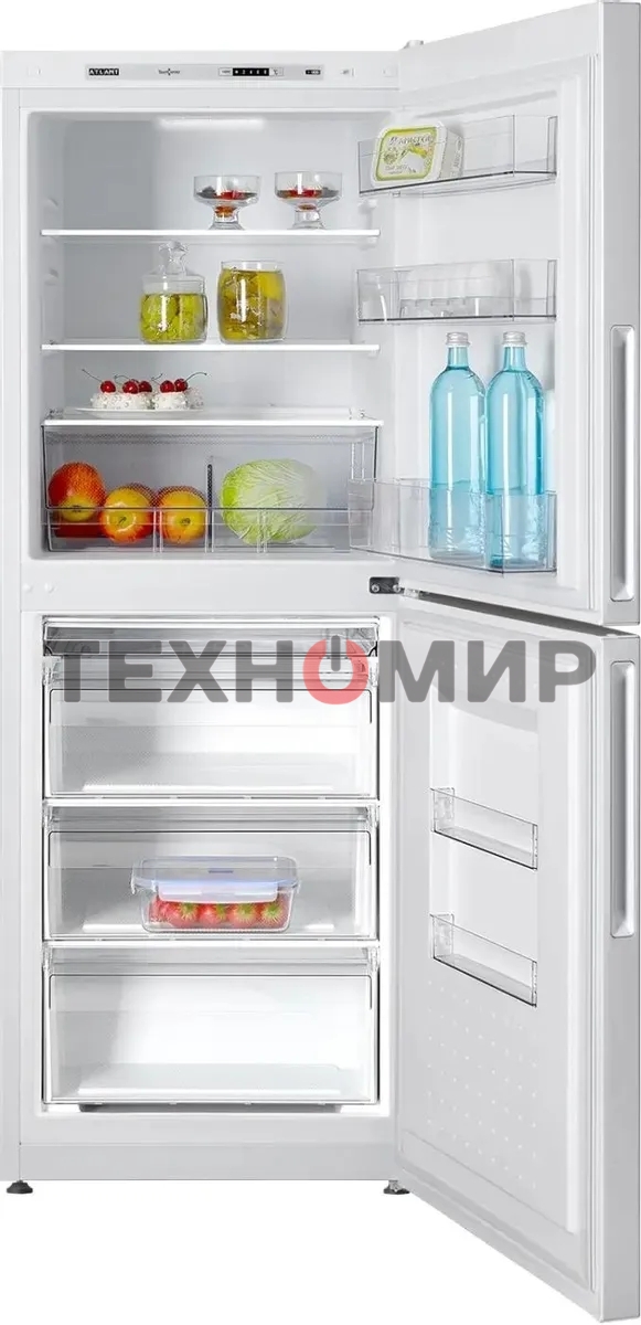 Холодильник Atlant ХМ-4610-101 белый двухкамерный 148/119л морозилка снизу