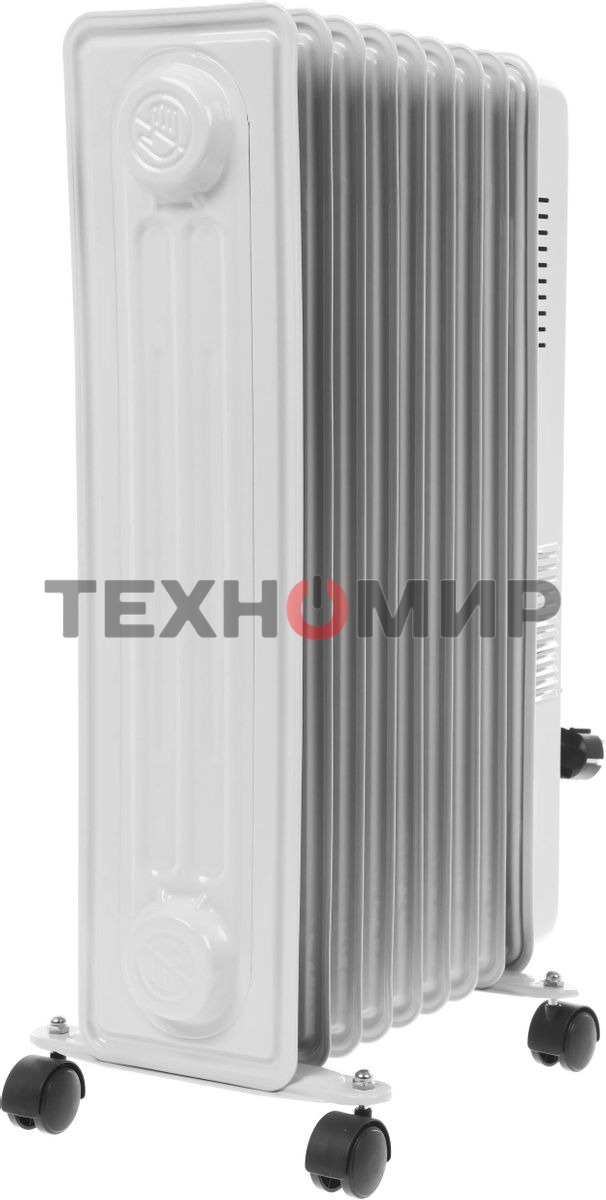 Обогреватель масляный Centek CT-6203-9 (9 секций) белый, 2400 Вт, 20 м2, 3 режима, термостат
