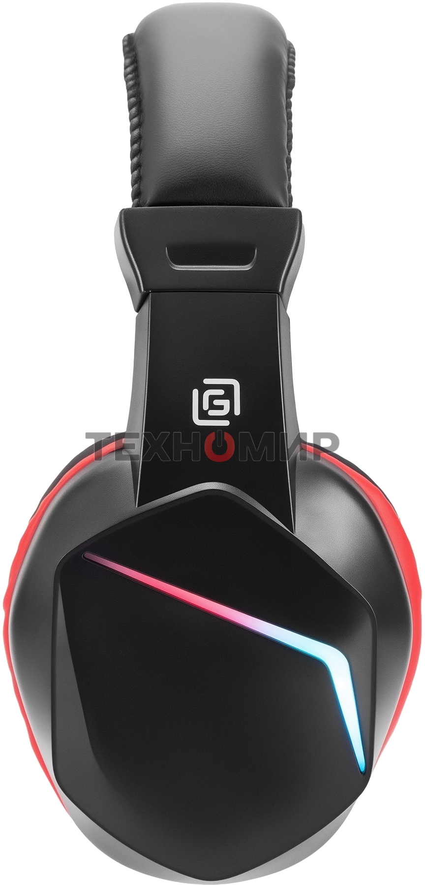 Наушники с микрофоном Оклик HS-L335G черный 2.2м мониторные USB оголовье (1972582)