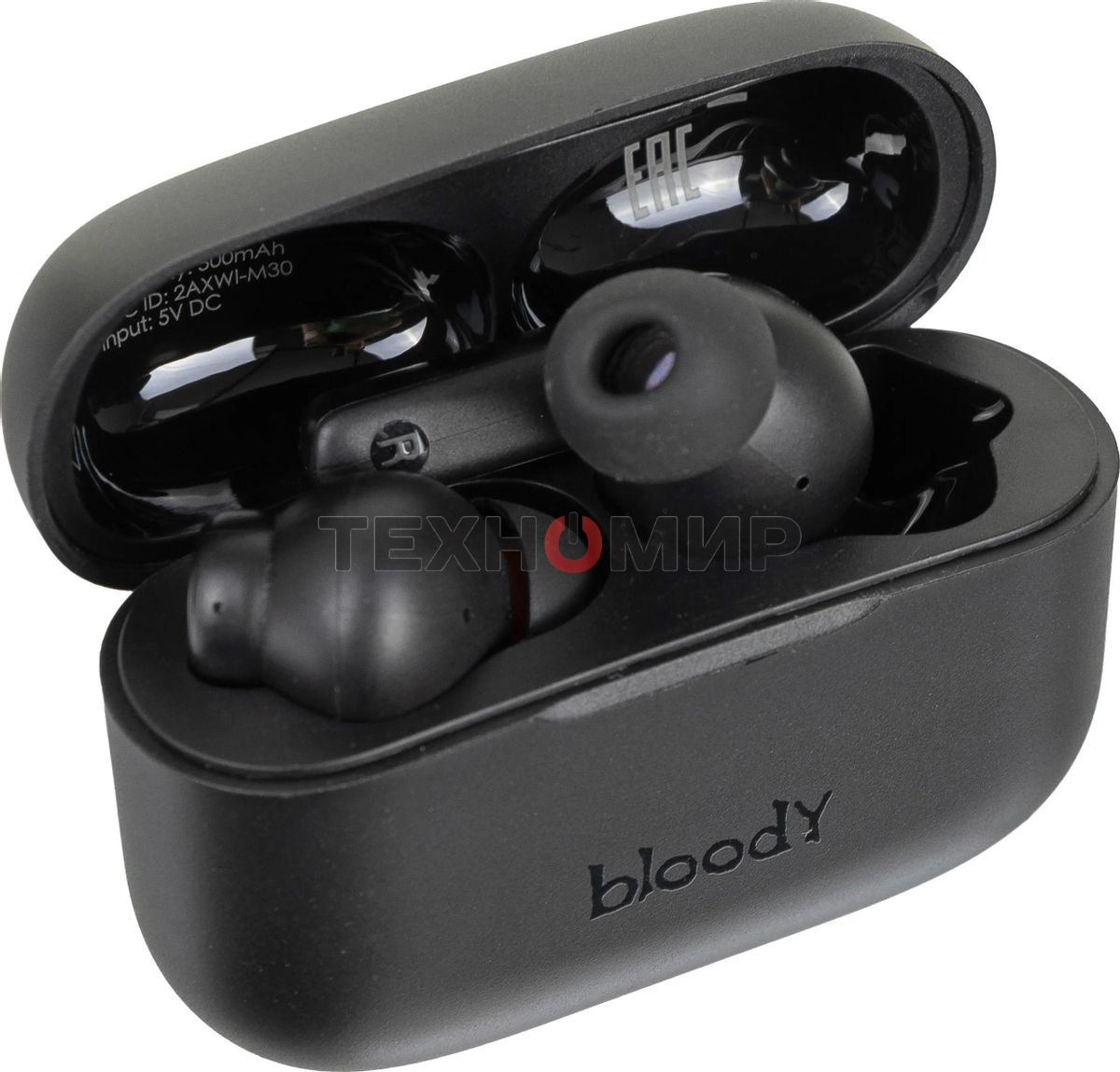 Наушники TWS A4Tech Bloody M30 черный, вкладыши, Bluetooth