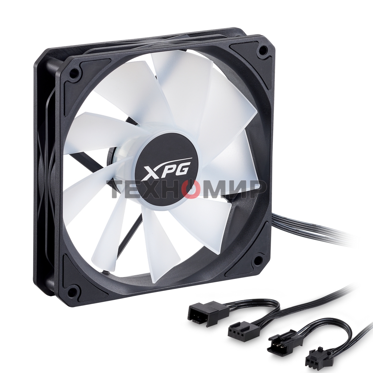 Вентилятор для корпуса ADATA XPG VENTO R 120 ARGb PWM черный, 120 мм, 1600 об/мин, 32 дБ, 4 pin