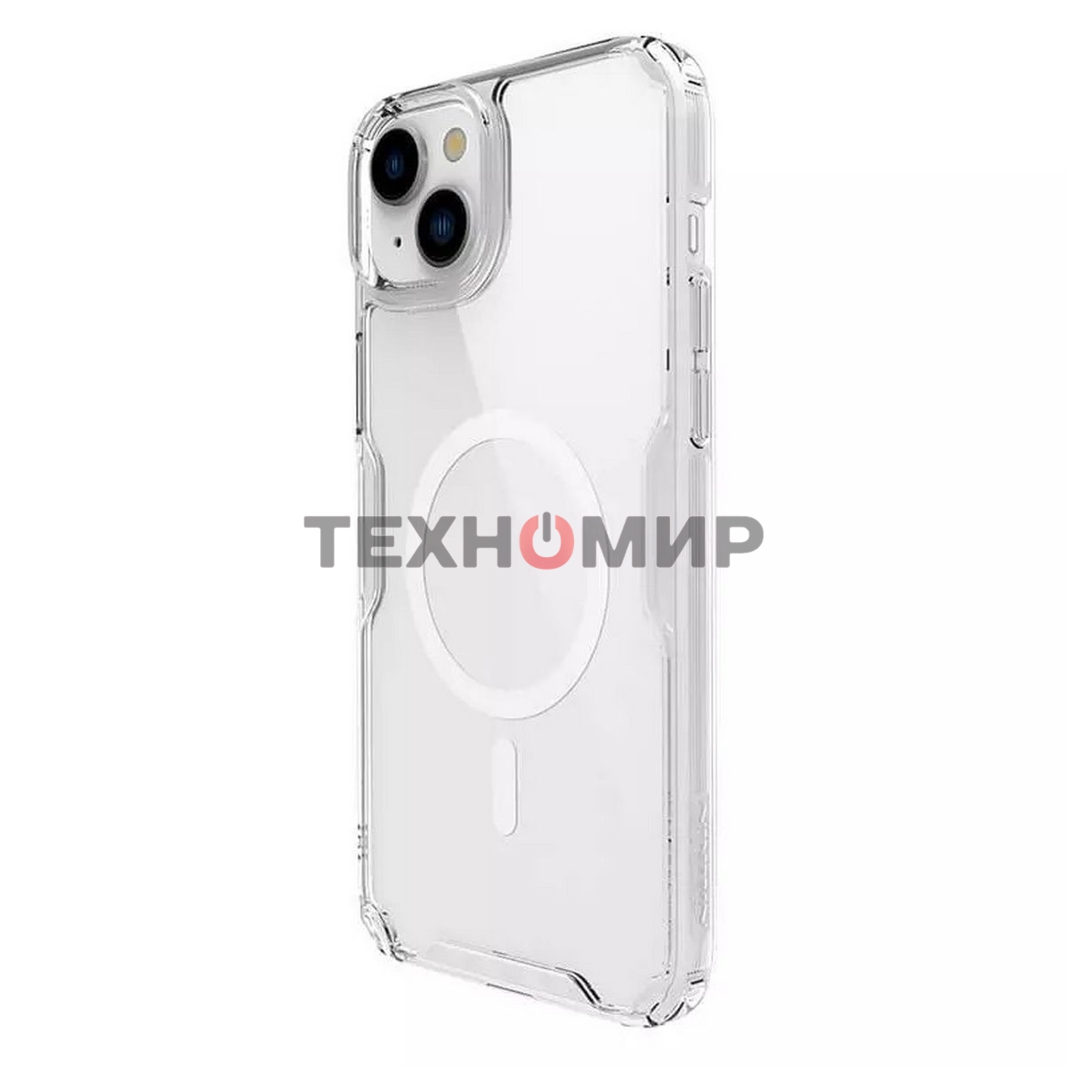Чехол Nature TPU Pro Magnetic Case, белый, (AP IP15 Plus)