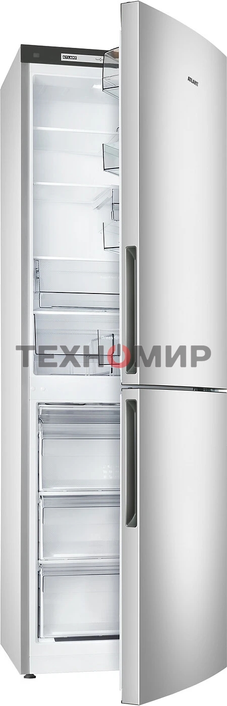 Холодильник Atlant XM-4621-181 серебристый двухкамерный 205/119л морозилка снизу