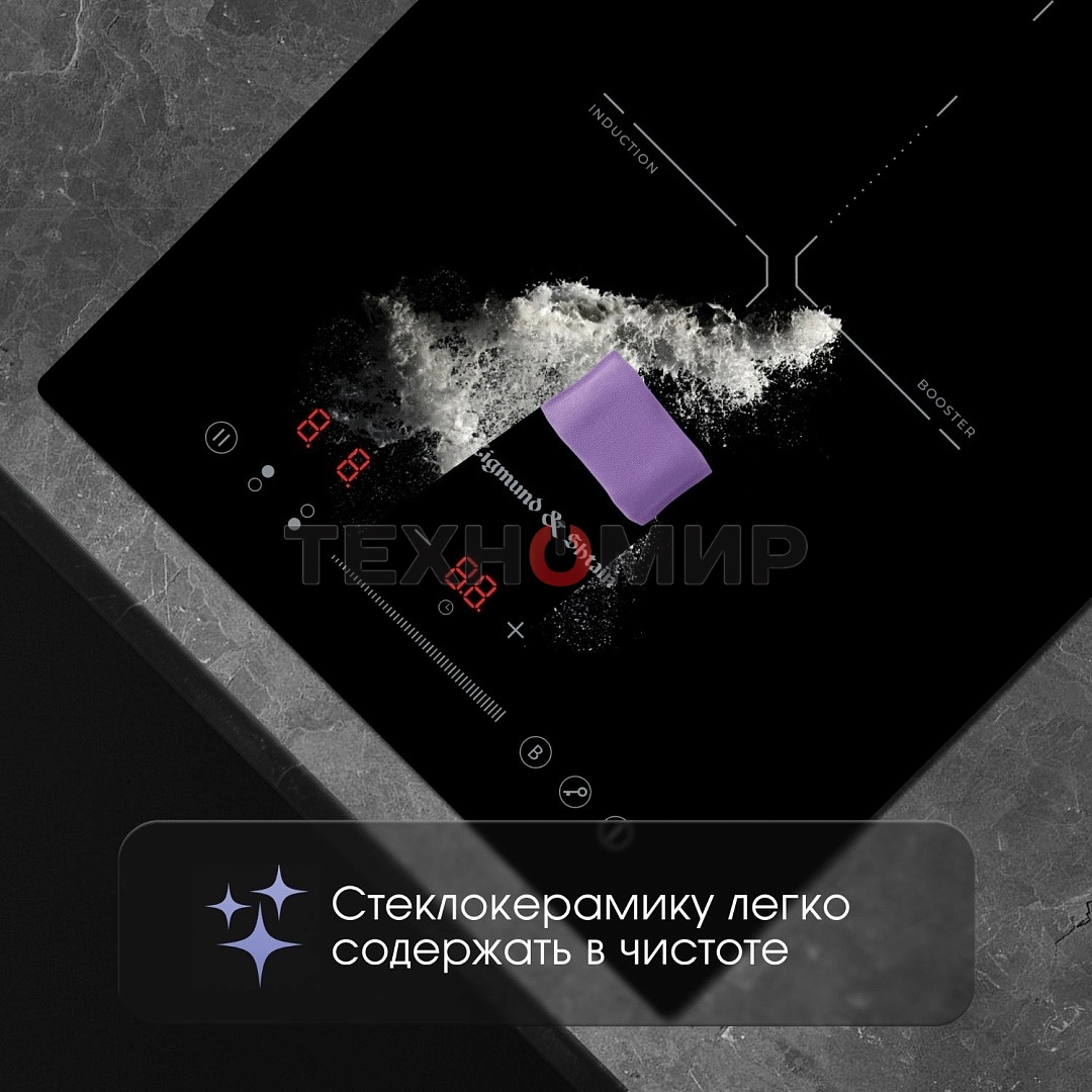 Индукционная варочная панель Zigmund & Shtain CI 60.3 B черный
