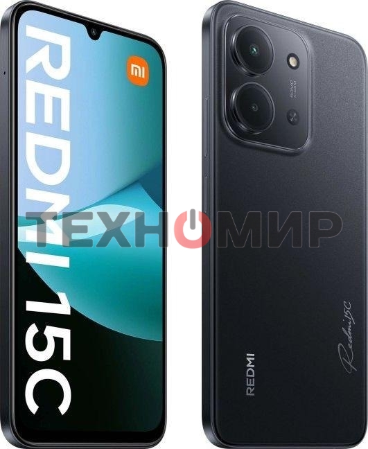 Смартфон Xiaomi Redmi 15C RU 4/256Gb черный