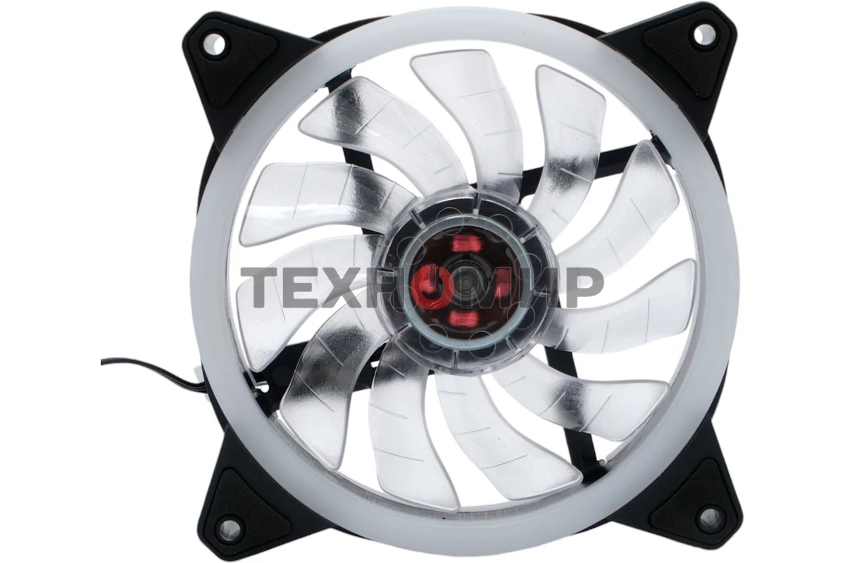 Вентилятор для корпуса Gembird черный, 120 мм, 1200 об/мин, 20.5 дБ, 3 pin