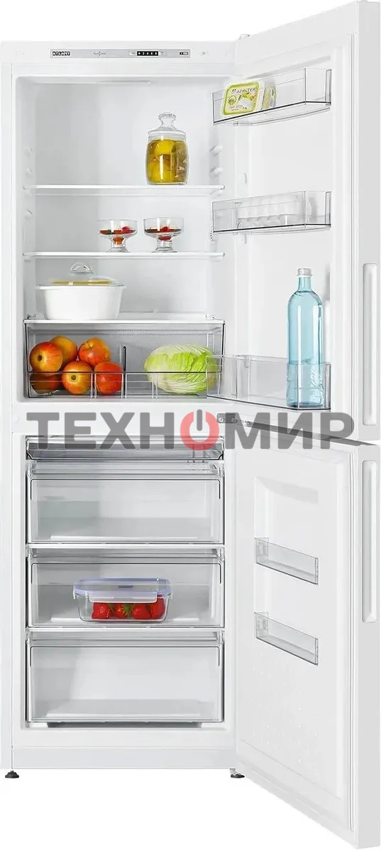 Холодильник Atlant ХМ-4612-101 белый двухкамерный 182/119л морозилка снизу