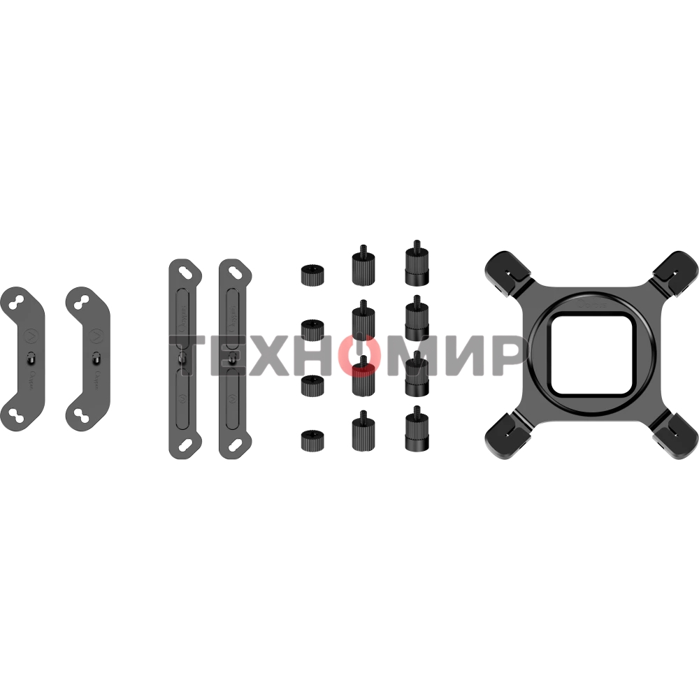 Кулер Ocypus Iota A62 BK Iota-A62-BK черный 120мм алюминий+медь 2000rpm 29db 4-pin 260W 158мм