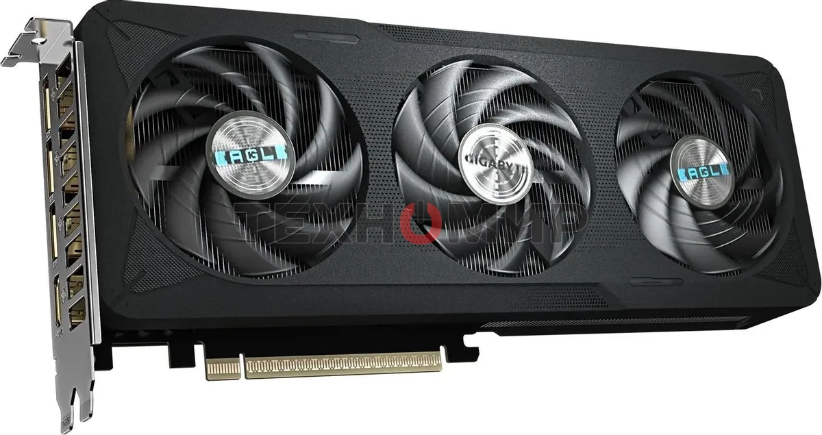 Видеокарта Gigabyte GeForce RTX 5060 Ti Eagle Max OC, NVIDIA RTX 5060 Ti, 8 ГБ GDDR7, 128 бит, PCI-e 5.0, 1xHDMI, 3xDP, 2617 МГц