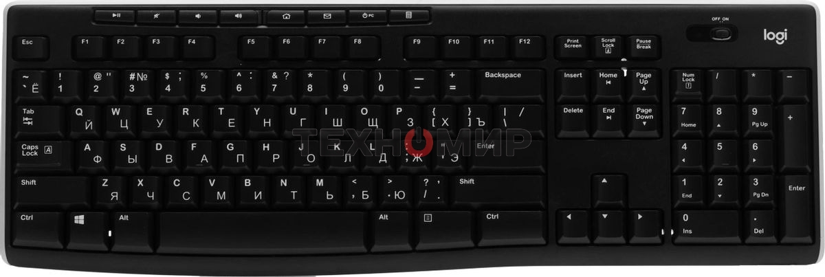 Клавиатура беспроводная Logitech Keyboard K270 Wireless 920-003757/920-003058