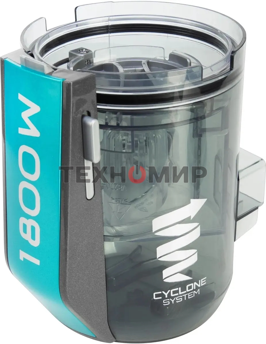 Пылесос паровой вертикальный Starwind SSV9550 темно-серый/голубой (черный/синий), питание от сети, 120 Вт, уборка влажная/паром/сухая, пылесборник 0.5 л