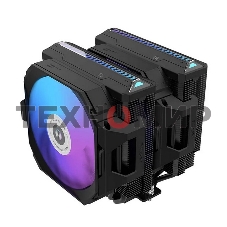 Кулер для процессора Alseye W700-B(USA) черный, 120 мм, алюминий/медь, 2200 об/мин, 35.3 дБ, 4 pin, 230 Вт, 159 мм