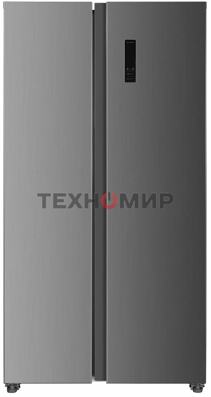 Холодильник Kraft KF-MS4801XI серый двухкамерный, 316/164 л, морозилка сбоку, No Frost, Side-by-Side